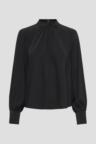 Photo produit 1 de Blouse noire à col montant de JDY pour Femmes