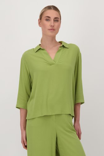 Blouse olive fine de Liberty Island pour Femmes