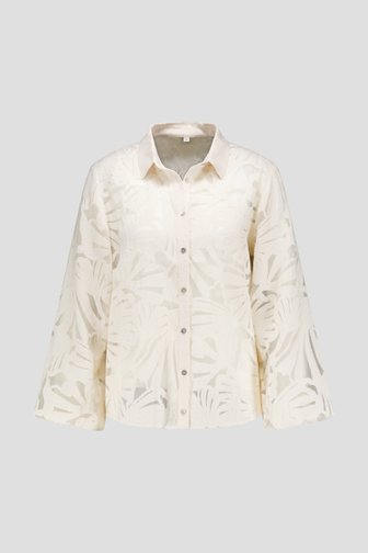 Blouse semi-transparente avec motif ecru de DAUST pour Femmes