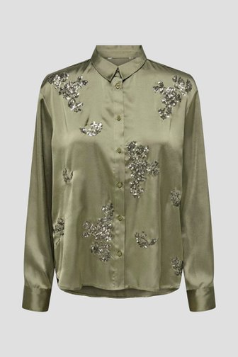 Blouse vert olive à paillettes de JDY pour Femmes