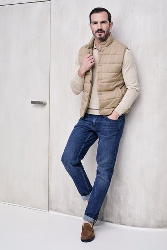 Bodywarmer beige  de Upper East pour Hommes