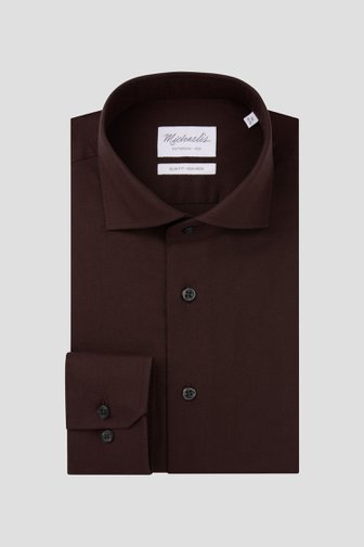 Productfoto 1 van Bordeaux hemd - Slim fit door Michaelis voor Heren
