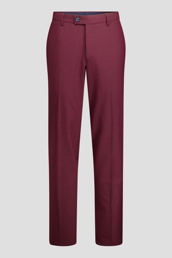 Voorkant van Bordeaux kostuumbroek - Regular fit - Rubio door Dansaert Black voor Heren
