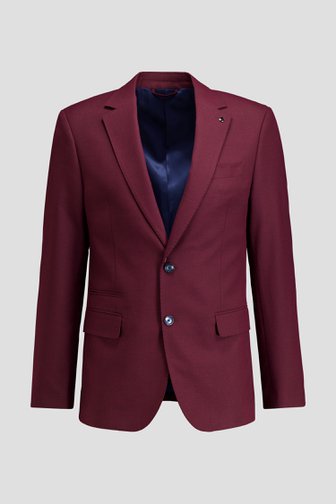 Voorkant van Bordeaux kostuumvest - Regular fit - Rubio door Dansaert Black voor Heren
