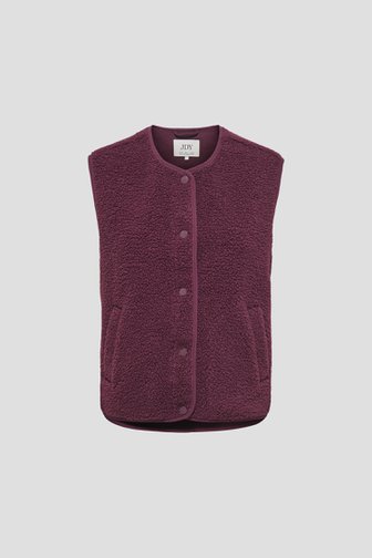 Productfoto 1 van Bordeaux teddy bodywarmer door JDY voor Dames