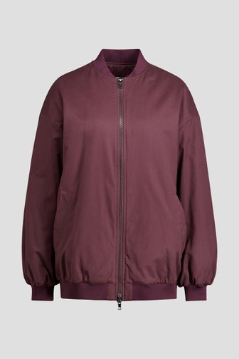 Extra foto 5 van Bordeauxbruine bomber jacket  door Louise voor Dames