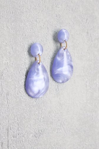 Boucles d'oreilles goutte bleu clair de Liberty Island pour Femmes
