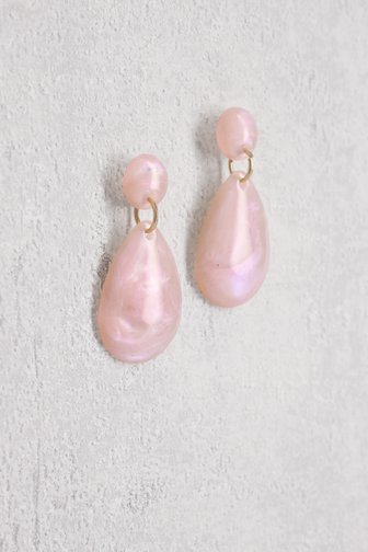 Boucles d'oreilles goutte rose clair de Liberty Island pour Femmes