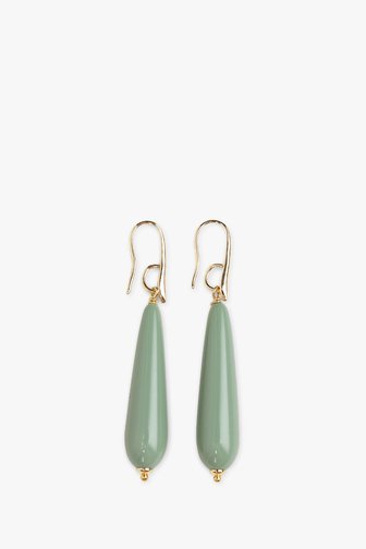 Boucles d'oreilles vert menthe de Liberty Island pour Femmes