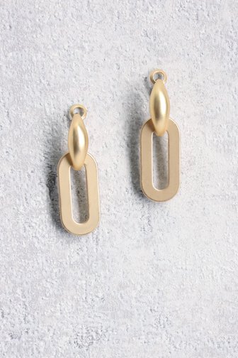 Boucles d’oreilles dorées de Liberty Island pour Femmes
