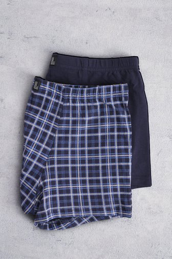 Boxer bleu - Trunk pants - Set de 2 de Liberty Island pour Hommes
