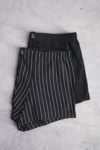 Boxer noir - Trunk pants - Set de 2 de Liberty Island pour Hommes