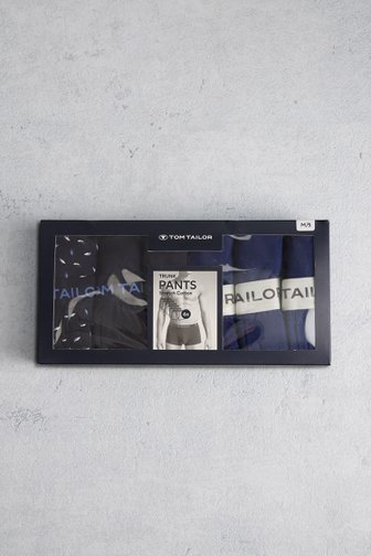 Boxers bleu foncé - Trunk Pants - Set de 6 de Tom Tailor pour Hommes
