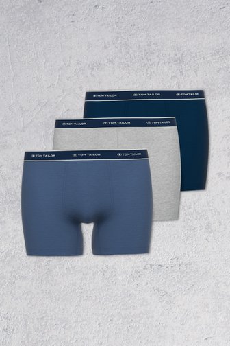 Boxers multicolores - Long pants - Set de 3 de Tom Tailor pour Hommes