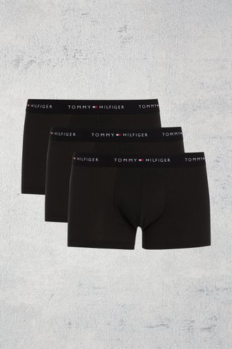 Le devant de Boxers noir - Set de 3 de Tommy Hilfiger pour Hommes