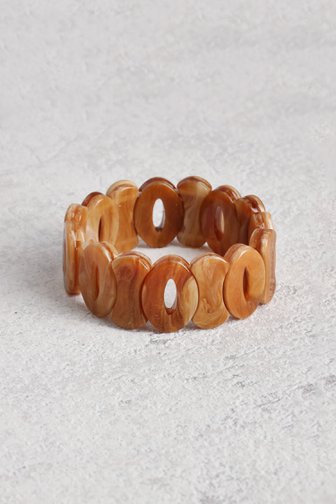 Le devant de Bracelet avec maillons beige effet marbré de Liberty Island pour Femmes