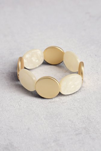 Bracelet écru et or de Liberty Island pour Femmes