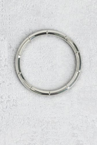 Le devant de Bracelet élastique argenté de Liberty Island pour Femmes