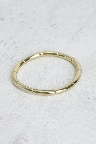 Le devant de Bracelet élastique doré de Liberty Island pour Femmes