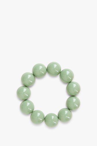 Bracelet en perles vert menthe de Liberty Island pour Femmes