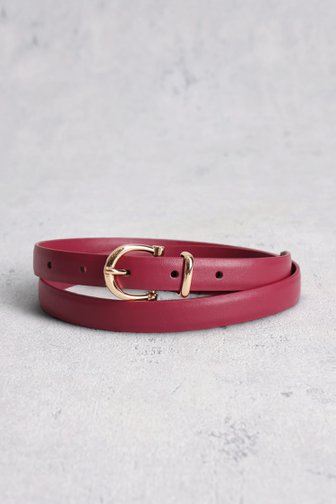 Bracelet fin violet clair avec boucle gris foncé de Louise pour Femmes