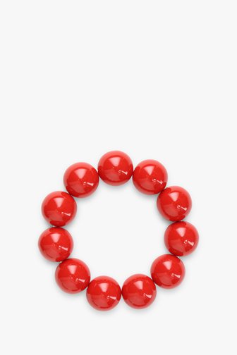 Bracelet rouge avec perles de Liberty Island pour Femmes