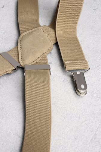 Bretelles de couleur beige de Liberty Island pour Hommes