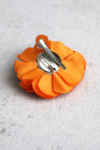 Broche fleur orange de Liberty Island pour Femmes