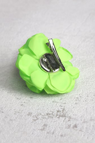 Broche fleur verte fluo de Liberty Island pour Femmes