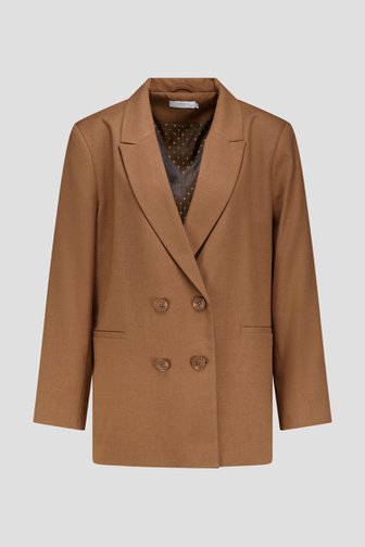 Voorkant van Bruine blazer - One size  door Liberty Island voor Dames