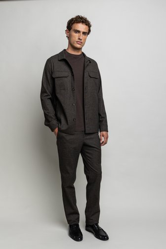 Bruine casual vest
