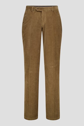 Bruine corduroy broek - Louisiana - Regular fit van Brassville voor Heren