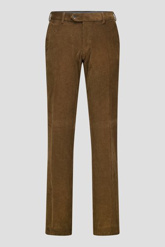 Bruine corduroy broek - Vancouver - Regular fit van Brassville voor Heren