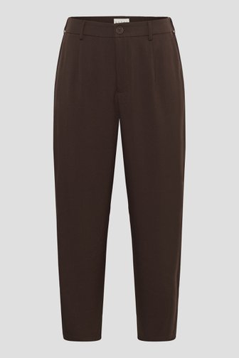 Productfoto 1 van Bruine geklede broek - 7/8 lengte door Kaffe Curve voor Dames