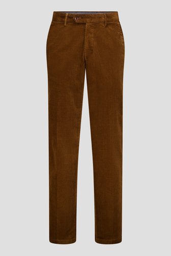 Productfoto 1 van Bruine geribde chino - Louisiana - Regular fit door Brassville voor Heren