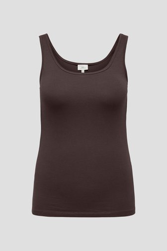 Productfoto 1 van Bruine mouwloze top door ONLY Carmakoma voor Dames