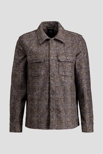 Productfoto 1 van Bruine vest met blauwe accenten door Dansaert Blue voor Heren