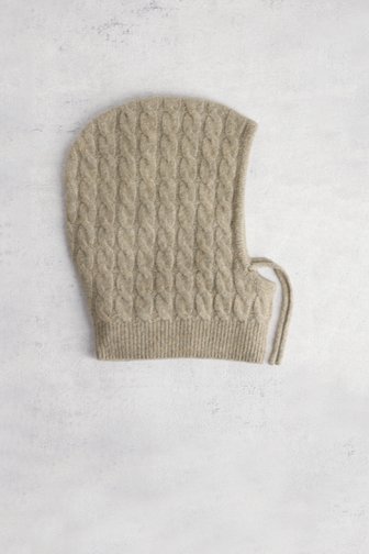 Le devant de Cagoule beige de LŌVING pour Femmes
