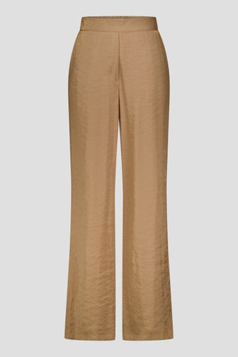 Camelkleurige broek met glans van Geisha voor Dames