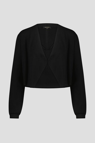 Cardigan court noir	 de More & More pour Femmes