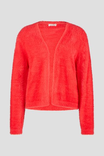 Cardigan déboutonné rouge de Barbara Lebek pour Femmes
