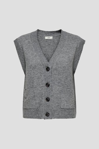 Photo produit 1 de Cardigan gris sans manches de JDY pour Femmes