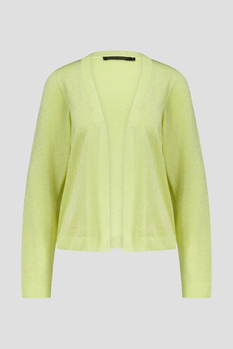 Cardigan jaune avec lurex de Claude Arielle pour Femmes