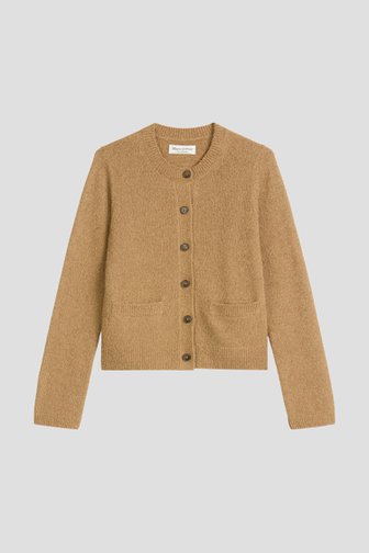 Photo produit 1 de Cardigan marron à boutons de Marc O'Polo pour Femmes