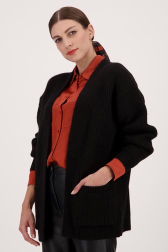 Cardigan noir, female, Marque: D'Auvry