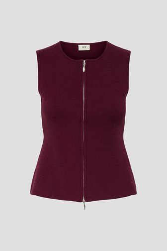 Photo produit 1 de Cardigan sans manches bordeaux de JDY pour Femmes