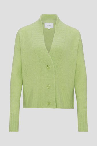 Cardigan vert clair de Opus pour Femmes