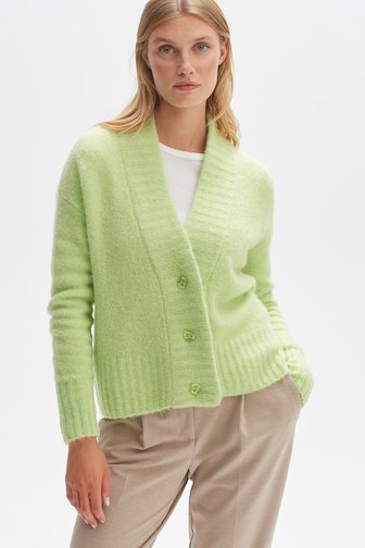 Cardigan vert clair de Opus pour Femmes