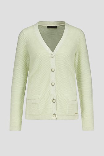 Cardigan vert clair scintillant de Claude Arielle pour Femmes