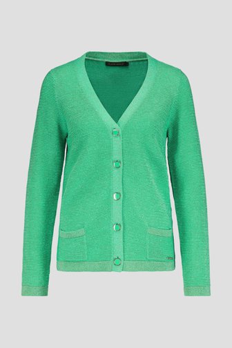 Cardigan vert scintillant de Claude Arielle pour Femmes